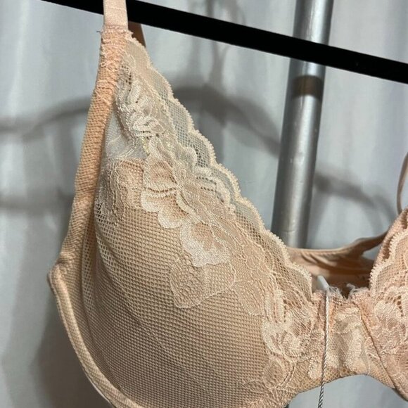 Natori Lace Underwire Bra Neutral Beige 30DD - Picture 10 of 14